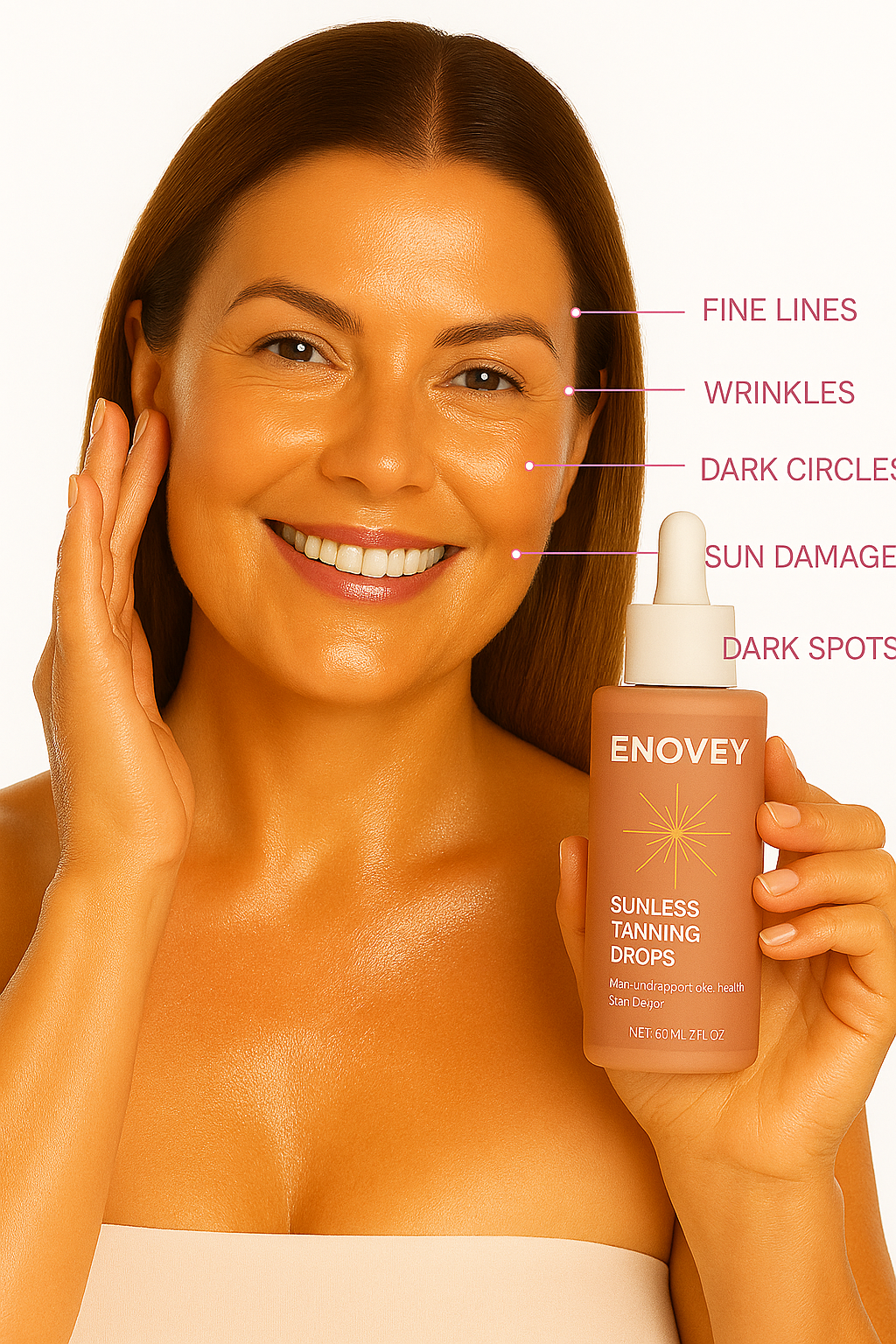 Enovey All-in-One Age-Replenishing Tanning Drops